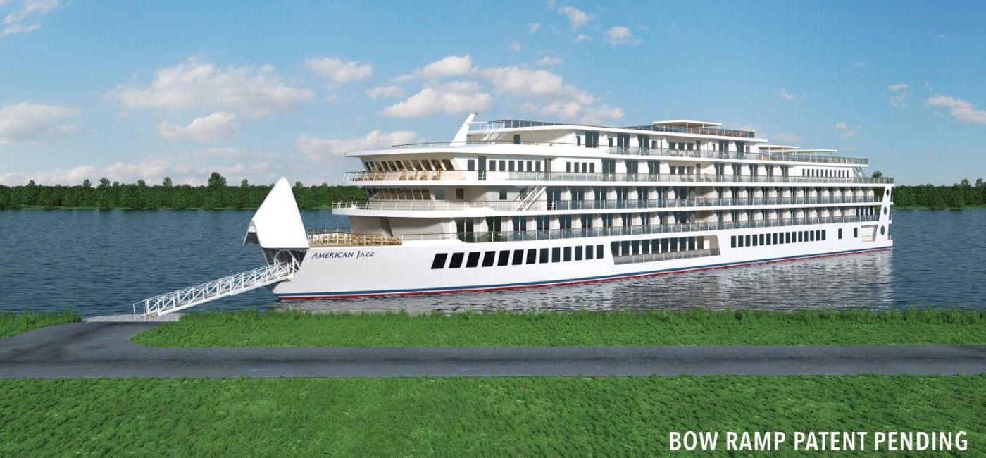Image: PHOTO: Rendering of American Cruise Lines' American Jazz. (photo via American Cruise Lines)