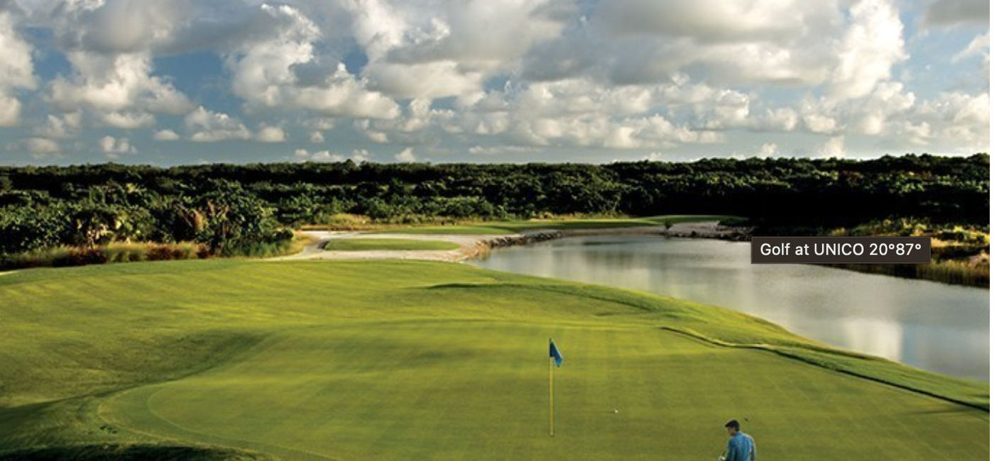 Image: Golf course at UNICO Hotel Riviera Maya (photo courtesy UNICO Hotel Riviera Maya)