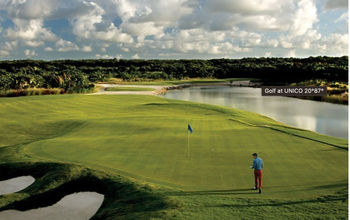 Golf course at UNICO Hotel Riviera Maya