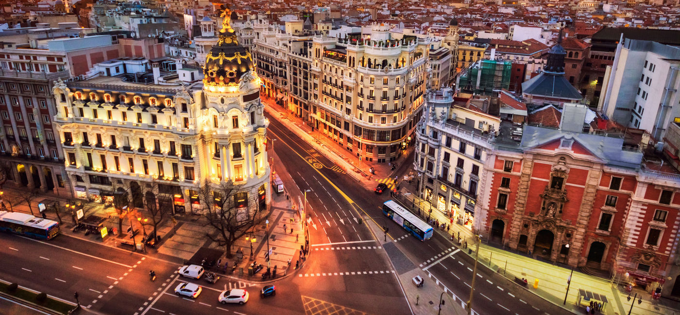 Image: Aerial view of Madrid, Spain. (photo via iStock/ Getty Images E+/Eloi_Omella) (Eloi_Omella/E+)