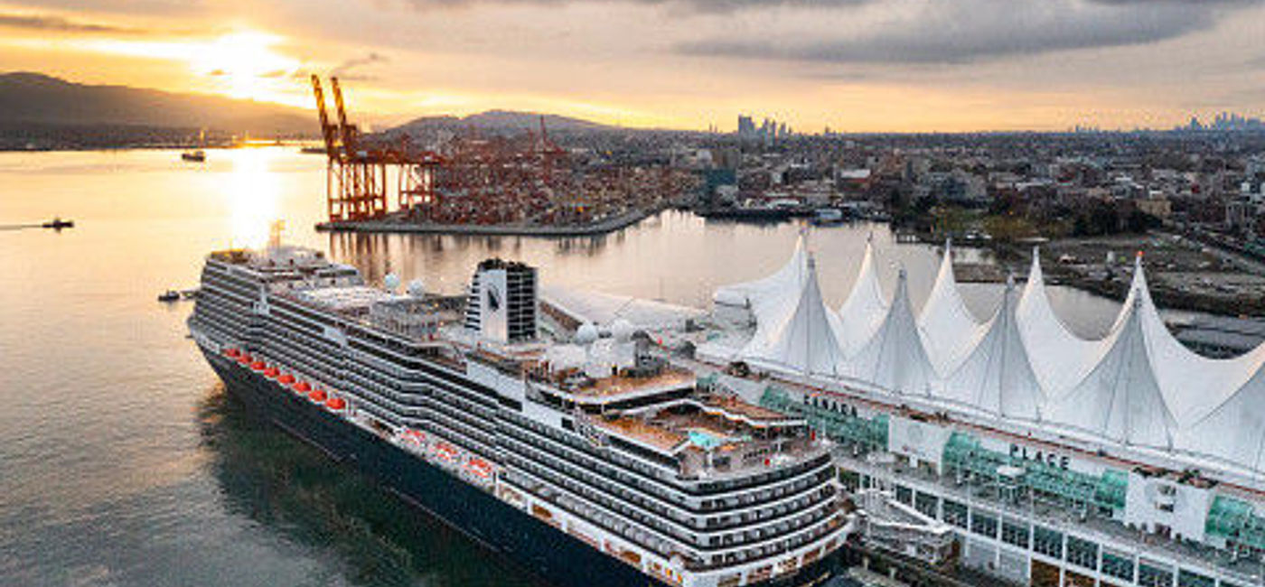 Image: Holland America Line's Koningsdam was the first cruise ship to visit the Port of Vancouver in more than two years. (Holland America Line)