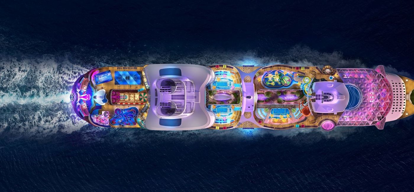 Image: Rendering of the Utopia of the Seas. (Photo Credit: Royal Caribbean International)