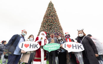 Hong Kong, FAM trip SEA, Southeast Asia, tourism, trade, media, press, delegates, Christmas tree