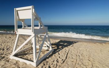Sunny beach in Cape Cod, Massachusetts