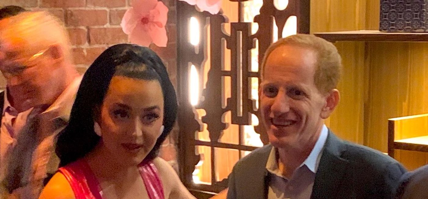 Image: TravelPulse Canada was there as NCL President and CEO Harry Sommer and Katy Perry and announce that she will be godmother to Norwegian Prima. (Bruce Parkinson)