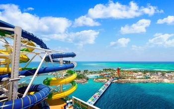 Royal Caribbean's Adventure of the Seas at Coco Cay
