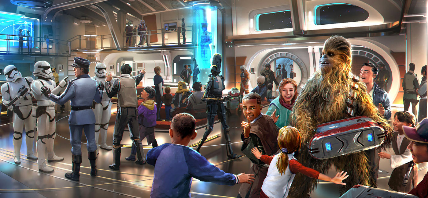 Image: Walt Disney World's Star Wars: Galactic Starcruiser atrium. (Photo courtesy of Walt Disney World Resort) (Walt Disney World News)