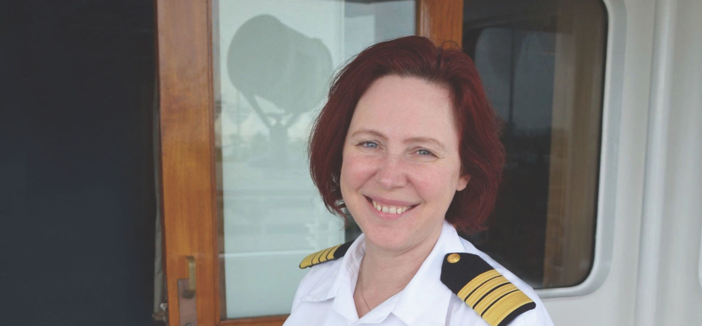 Image: PHOTO: Captain Serena Melani will pilot the brand-new Seven Seas Splendor when it launches in February 2020. (Photo courtesy of Regent Seven Seas Cruises)