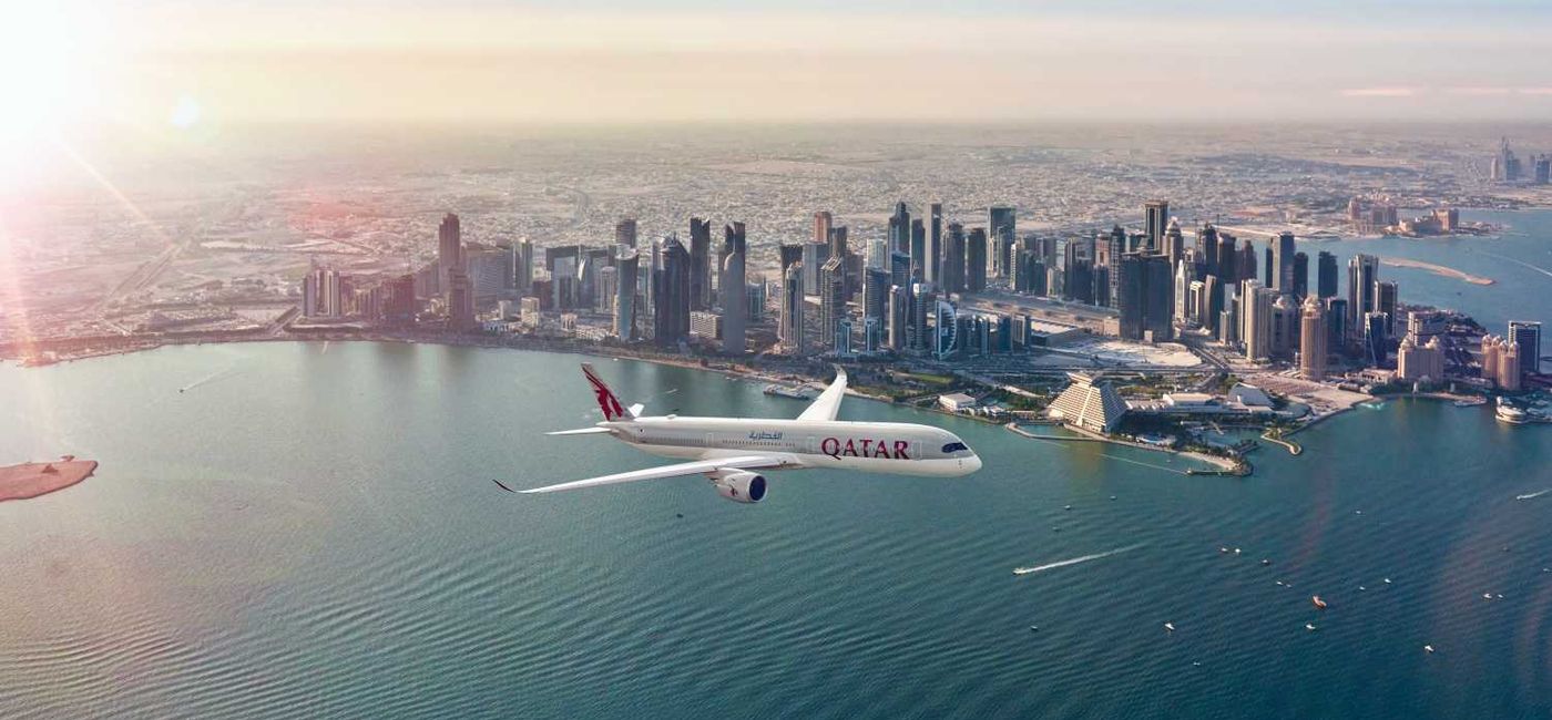 Image: Qatar Airways plane (photo courtesy of Qatar Airways)
