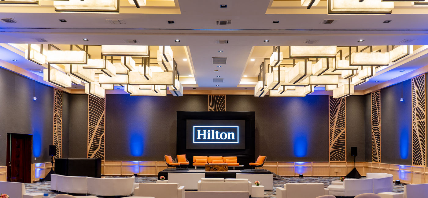 Image: eeting space at the Hilton La Romana. (photo via Playa Hotels & Resorts) ((photo via Playa Hotels & Resorts))