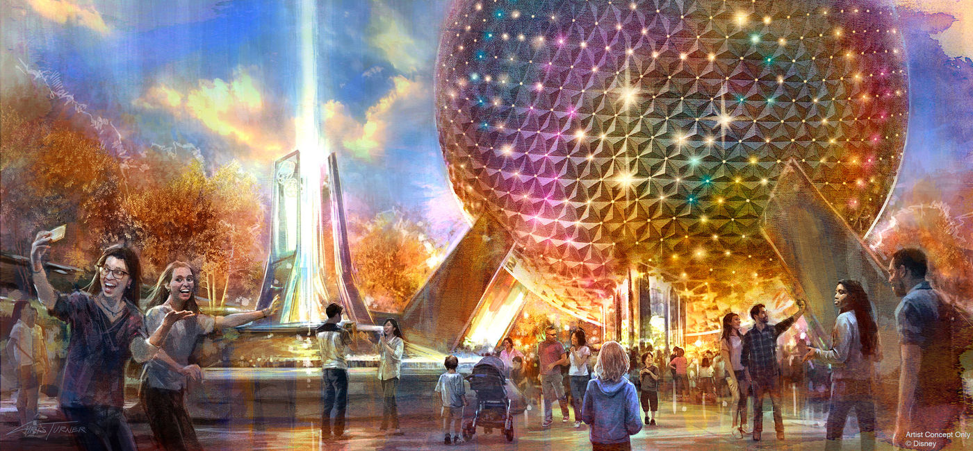Image: New Entrance at Epcot (Photo via Walt Disney World News)