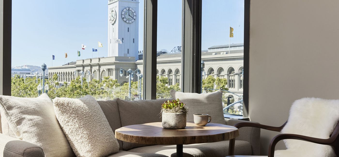 Image: View from 1 Hotel San Francisco at the Embarcadero. (photo via Visit California)