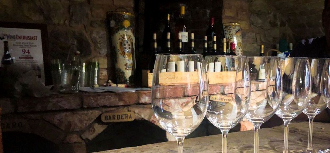 Image: PHOTO: Wine tasting at Castello di Amorosa in Napa Valley. (Photo via Hans Brunk)