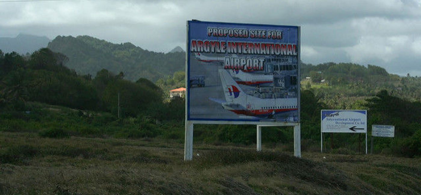 Image: PHOTO: Argyle International Airport, St. Vincent, back when it was just a proposed site and a plan. (photo via Flickr/Ian Mackenzie)