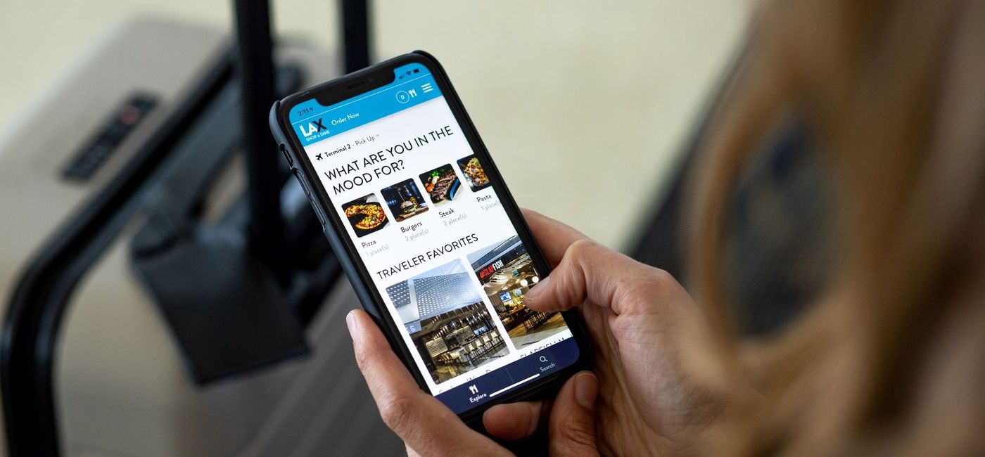 Image: PHOTO: LAX Order Now allows guests to search, browse and order food and beverages from dozens of restaurants across the airport. (photo courtesy of LAX)