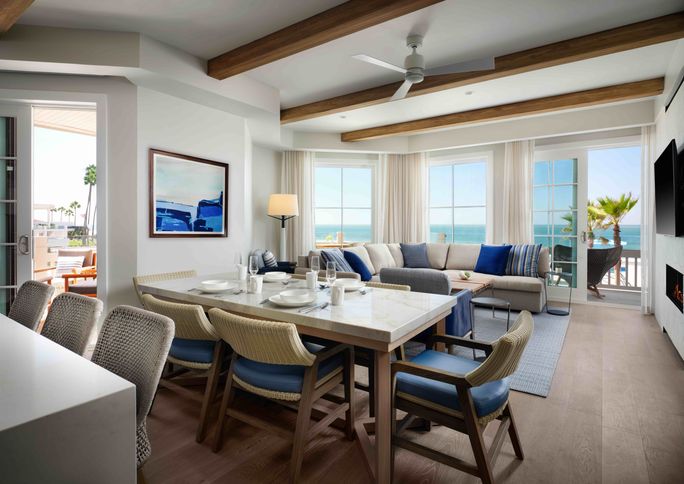 Shore House at Hotel Del Coronado living area Shore House at Hotel Del Coronado living area