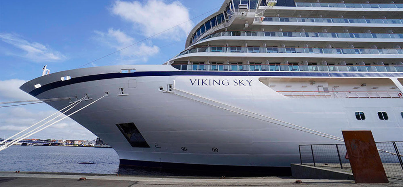 Image: PHOTO: Viking Ocean Cruises' Viking Sky docked in Alborg, Denmark. (photo by Jason Leppert)