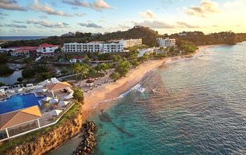 Aerial view of the Royalton Grenada Resort.