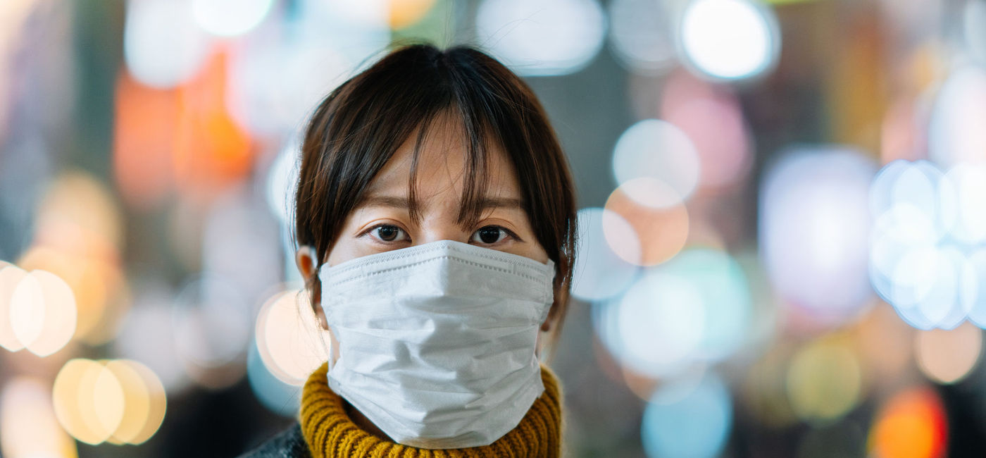 Image: PHOTO: Young woman wearing a face mask in hopes to avoid contracting the coronavirus. (Photo via iStock/Getty Images E+/recep-bg)
