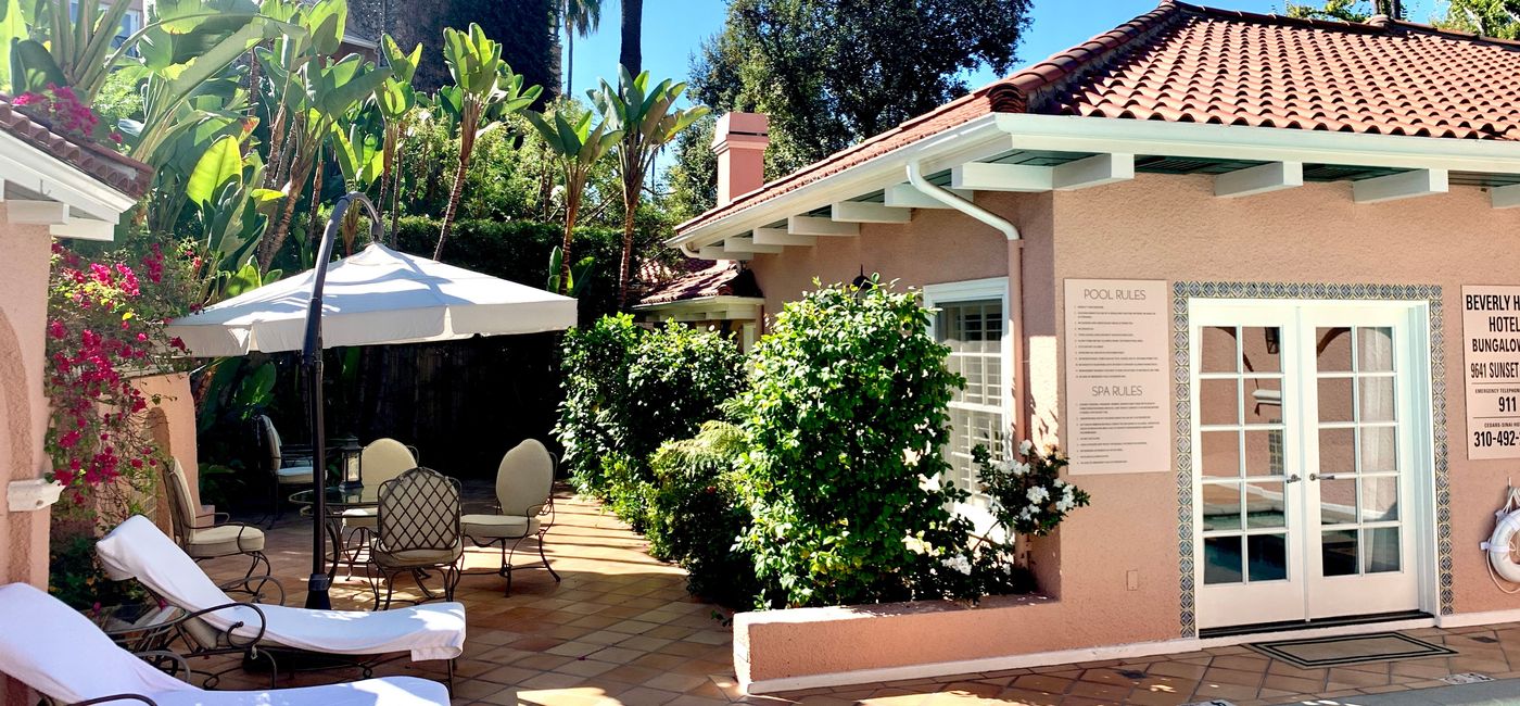 Image: The Elizabeth Taylor Bungalow 5 at The Beverly Hills Hotel. (Photo by Scott Laird)