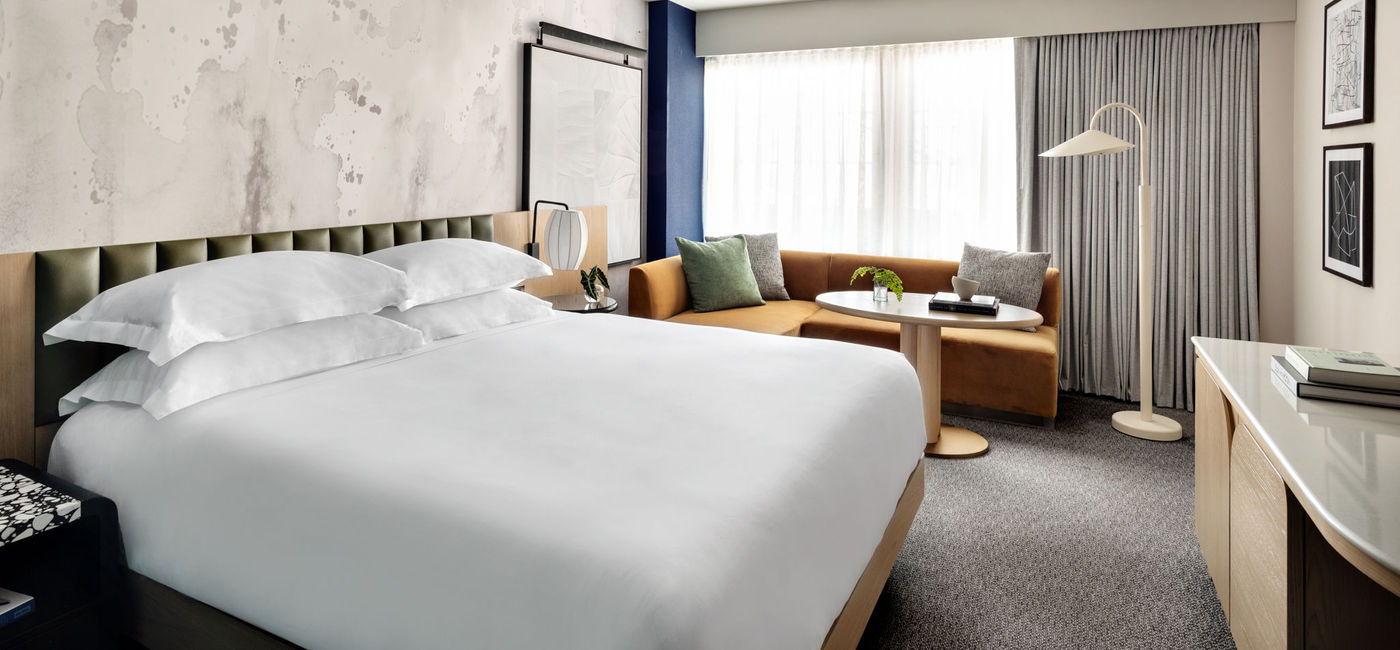 Image: A room inside the Kimpton Hotel Theta in New York City.  (Photo Credit: IHG Hotels & Resorts)