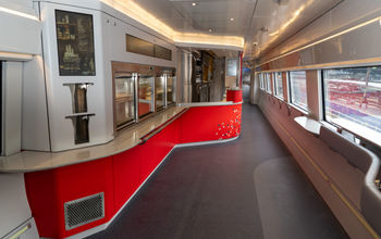 The cafe car will offer more convenient food service.