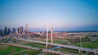 The Margaret Hunt Hill Bridge, Dallas, Texas