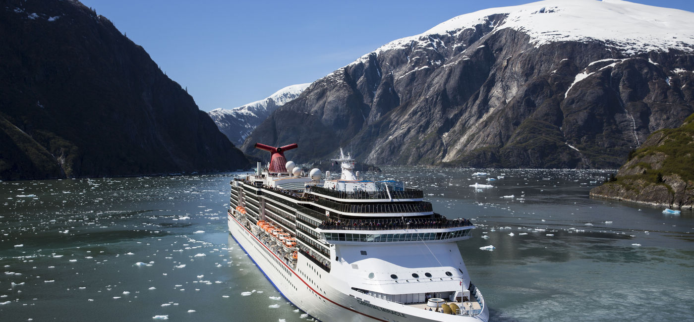 Image: Carnival Freedom in Alaska. (photo via Carnival Cruise Line Media)