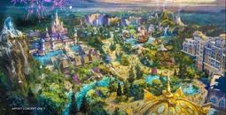 Fantasy Springs rendering at Tokyo DisneySea.