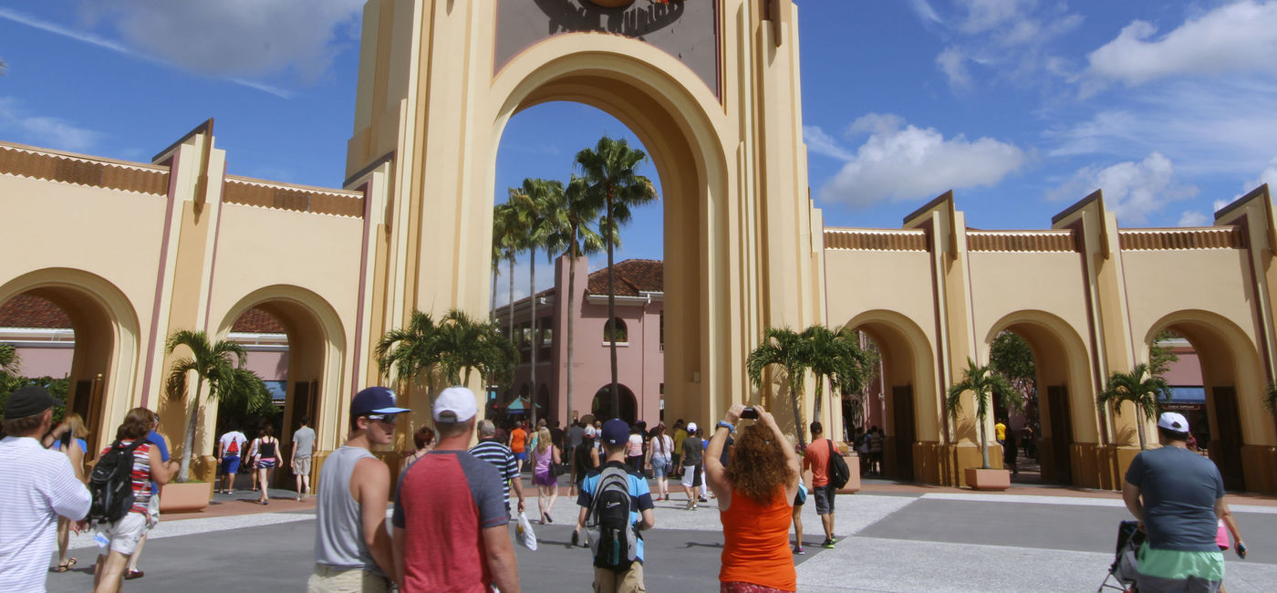 Image: Entrance to Universal Studios Florida theme park. (Photo courtesy of Universal Orlando Resort)