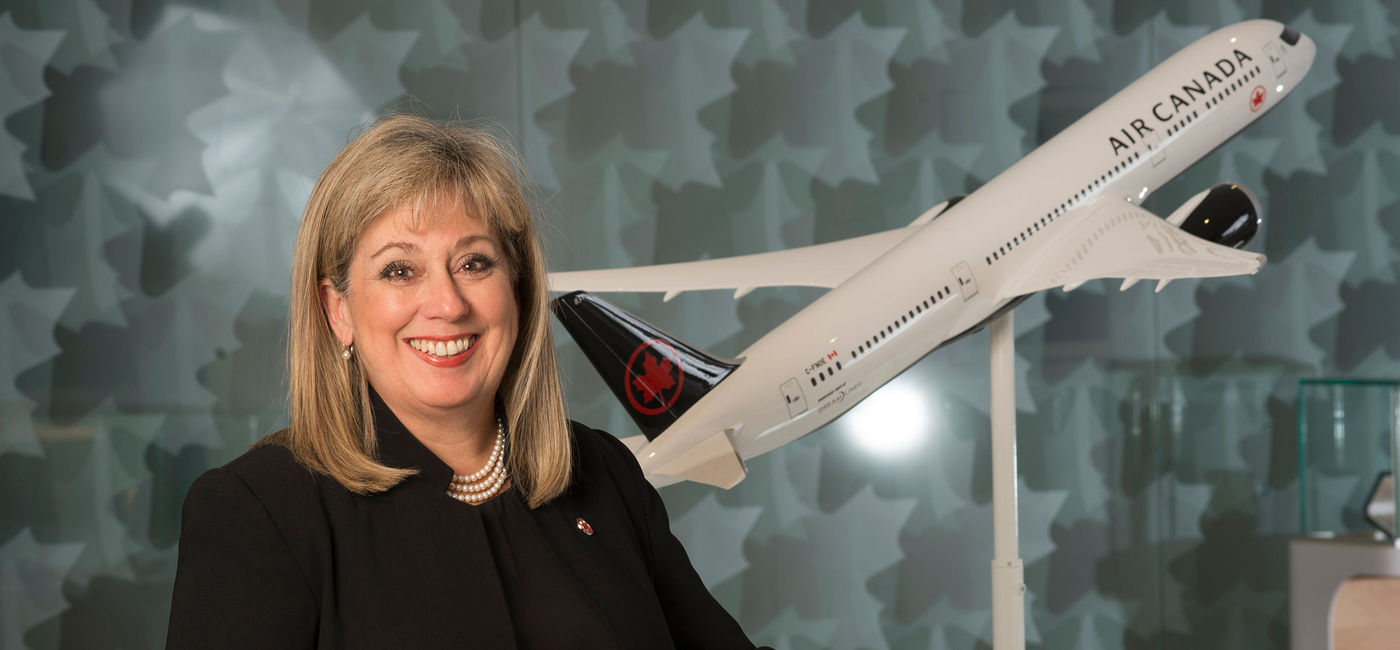 Image: Lucie Guillemette will retire from Air Canada in April after a distinguished career. (Air Canada Media License)