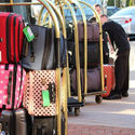 Baggage, suitcases, bellman