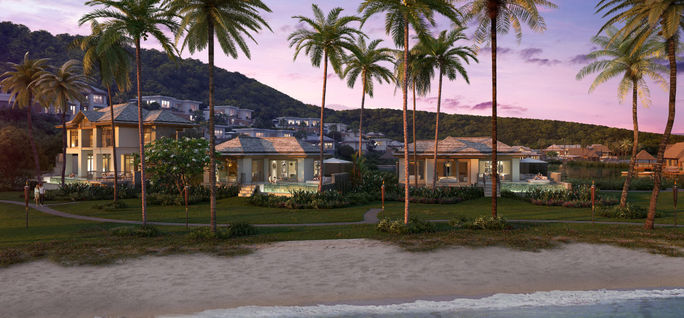 Rendering of the Six Senses La Sagesse. Six Senses resorts, Six Senses La Sagesse, resorts in Grenada, grenada resorts, new resorts 2024, luxury resorts grenada, grenada luxury resorts