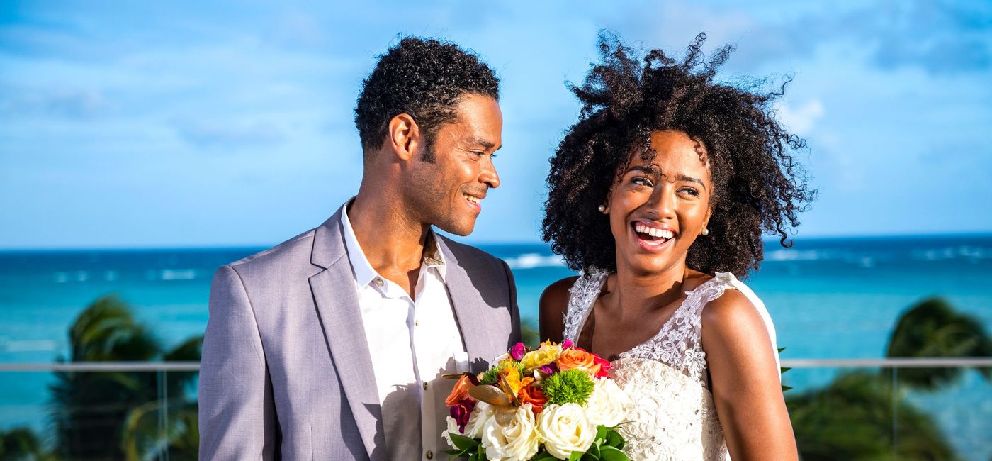 Image: Rooftop terrace wedding at Hyatt Ziva Cap Cana. (photo via Playa Hotels & Resorts)