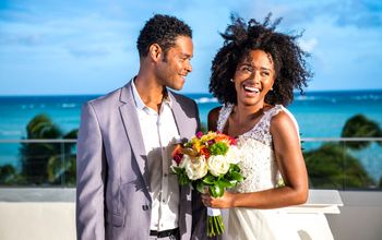 Rooftop terrace wedding at Hyatt Ziva Cap Cana