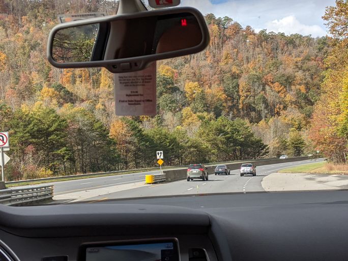 Road trip in Great Smoky Mountains