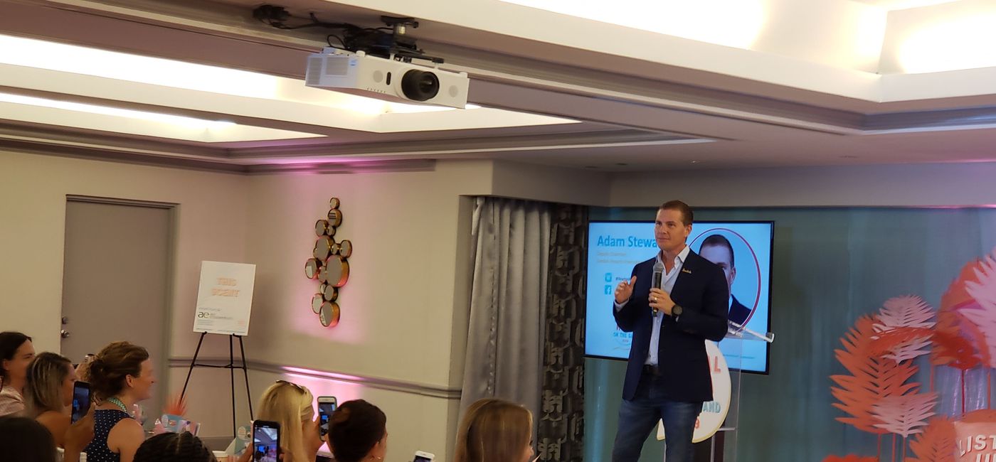 Image: PHOTO: TravelPulse recently chatted with Adam Stewart, deputy chairman of Sandals Resorts International, at the fifth annual "Social Media on the Sand" event at Beaches Turks & Caicos Resort Villages & Spa. (Photo by Joe Pike)
