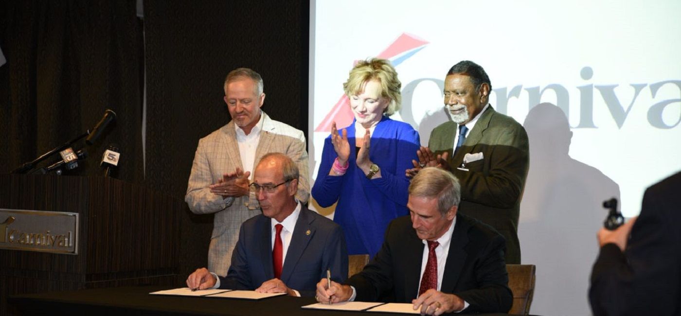 Image: PHOTO: Carnival Cruise Line and the city of Mobile signed a three-year extension. (photo via Carnival Cruise Line)