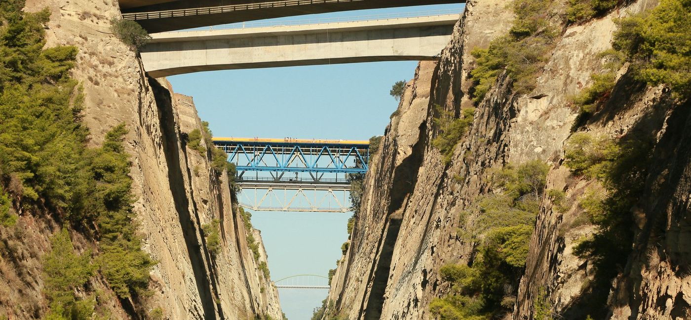 Image: PHOTO: Corinth Canal, Greece. (photo via flickr/Bruce Tuten)