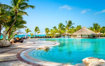 Quiet pool area at Sanctuary Cap Cana
