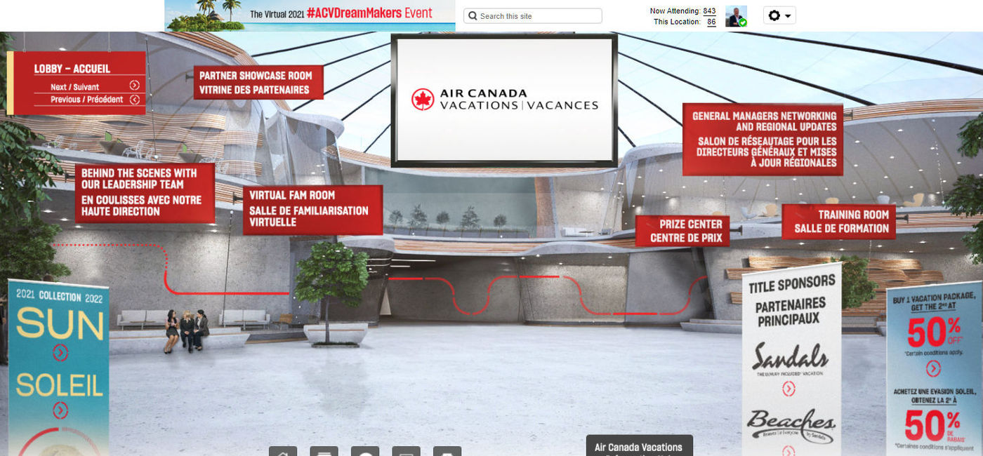 Image: Air Canada Vacations DreamMakers Show. (Fair Use)