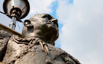 Statue of Sir Winston Churchil, London, England
