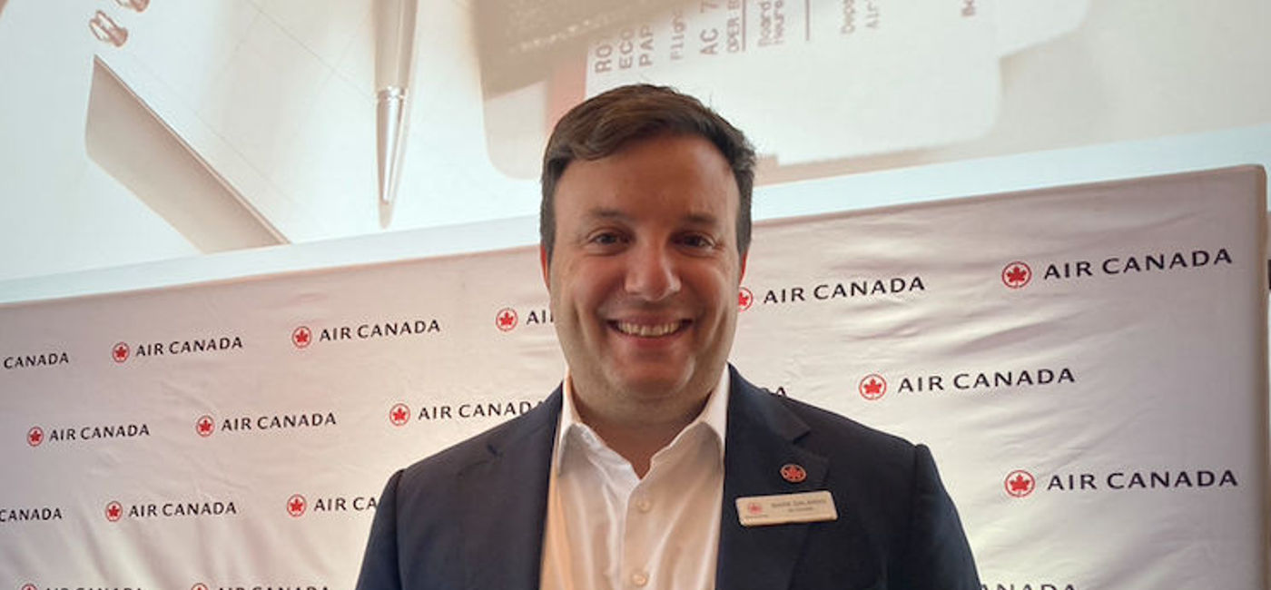 Image: Mark Galardo, Air Canada (Photo Credit: TravelPulse Canada)