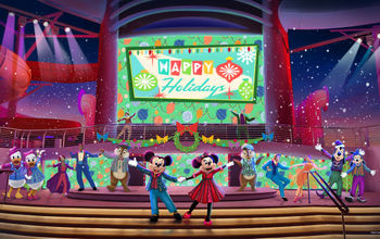 Mickey and Minnie's Holiday Party, Disney Cruise Line, DCL, holidays, Christmas