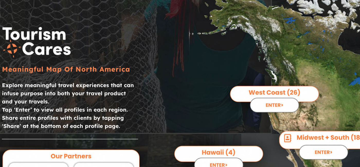 Image: Meaningful Travel Map. (photo courtesy Tourism Cares)