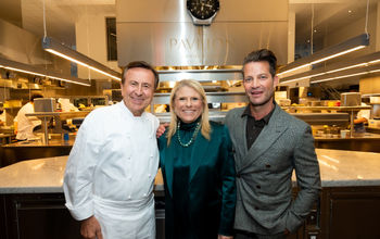 Acclaimed interior designer Nate Berkus, Celebrity Cruises President and CEO Lisa Lutoff-Perlo and Michelin-starred chef Daniel Boulud.