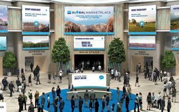 Brand USA Global Marketplace virtual event space.