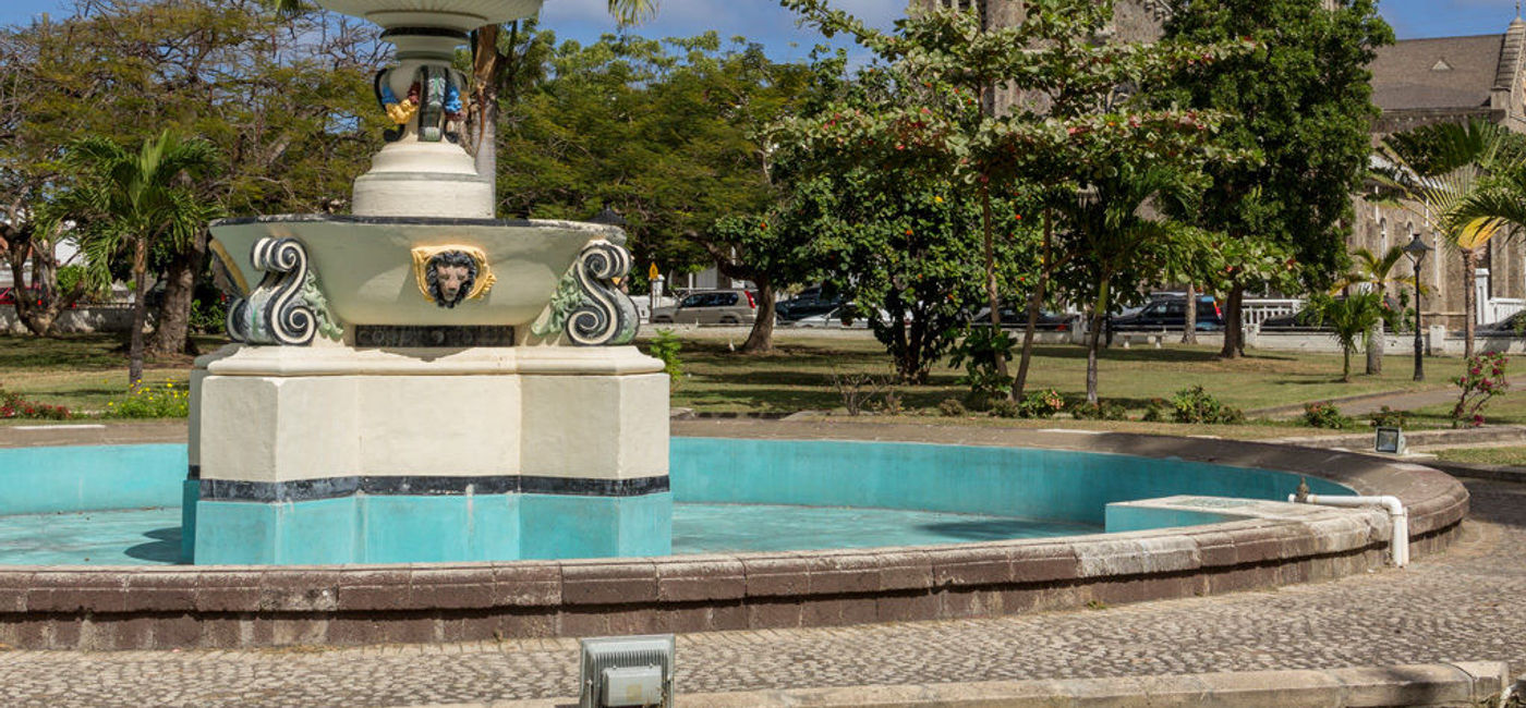 Image: St. Kitts' Independence Square. (photo via St. Kitts) ((photo via St. Kitts))