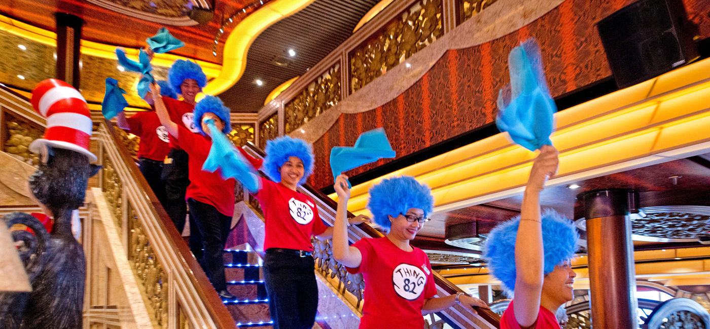 Image: Carnival's Green Eggs and Ham Breakfast. (photo via Carnival Cruise Line) ((photo via Carnival Cruise Line))
