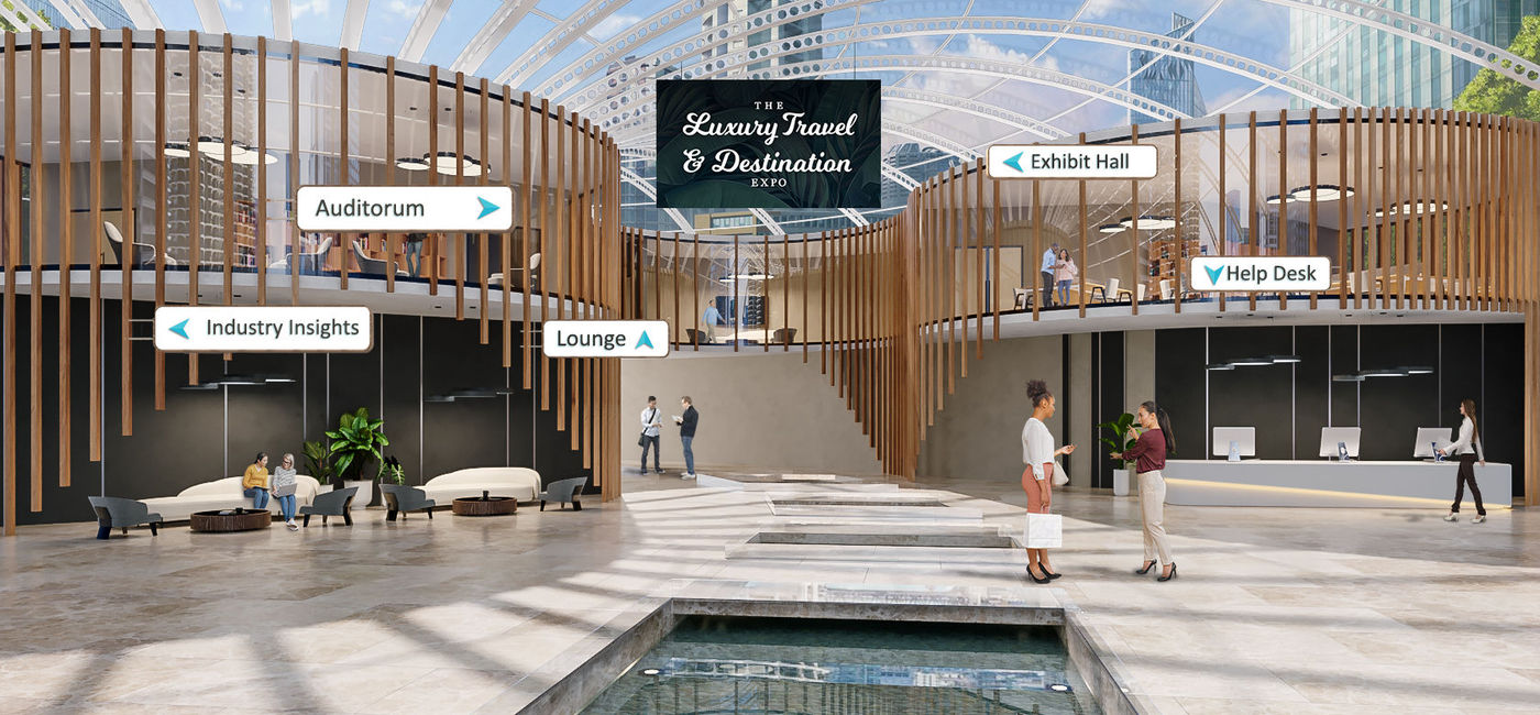 Image: Luxury Travel & Destination Expo Lobby. (photo courtesy of Northstar Travel Group)